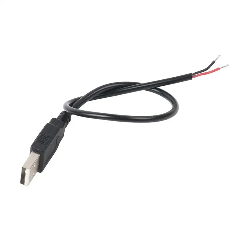 30 سنتيمتر كابل إمداد الطاقة 2 دبوس USB 2.0 أنثى ذكر 4 دبوس سلك جاك شاحن شحن الحبل تمديد موصل لتقوم بها بنفسك خط 5 فولت
