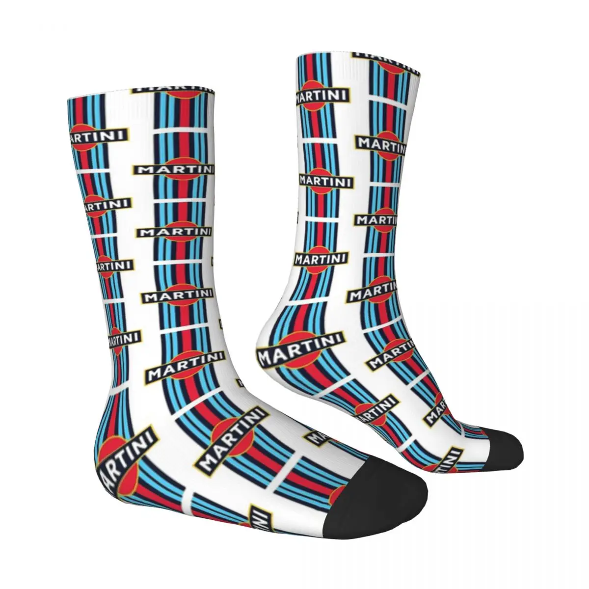 Martini Livery Baseball  Sleeve Car Racing Unisex Spring Summer Autumn Winter Socks Hiking Happy Socks street style Crazy Sock