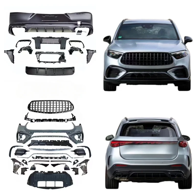 High Quality GLC63 Style Body Kit For X254 C254 GLC Coupe Exterior Upgrade Tuning Parts