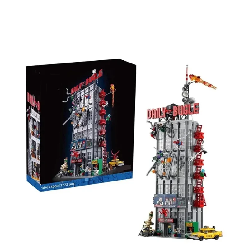 In stock With Original Box 76178 The Bugle Building Of Daily Buglet 3772 PCS Building Blocks Bricks