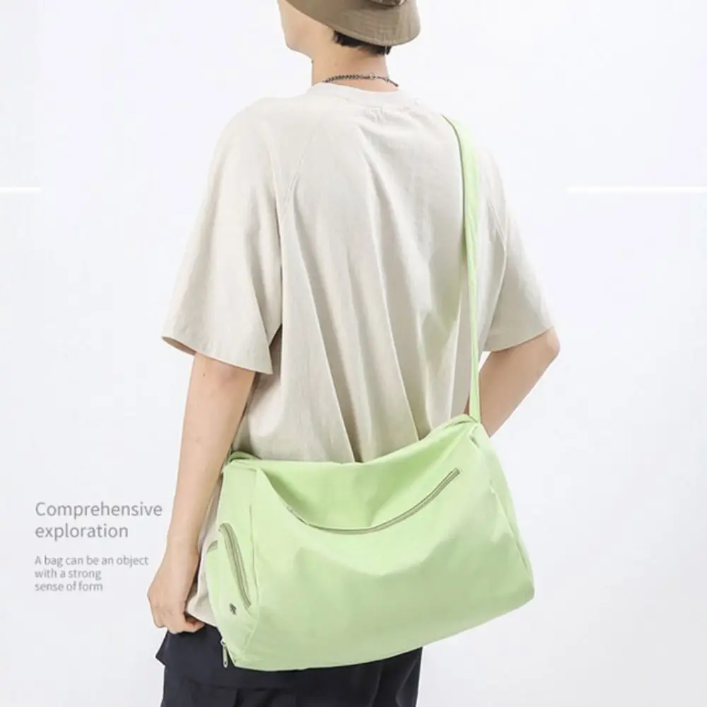 

Ins Large Capacity Travel Duffle Bag Handheld Waterproof Travel Luggage Bag Business Trip Sports Messenger Bag Male