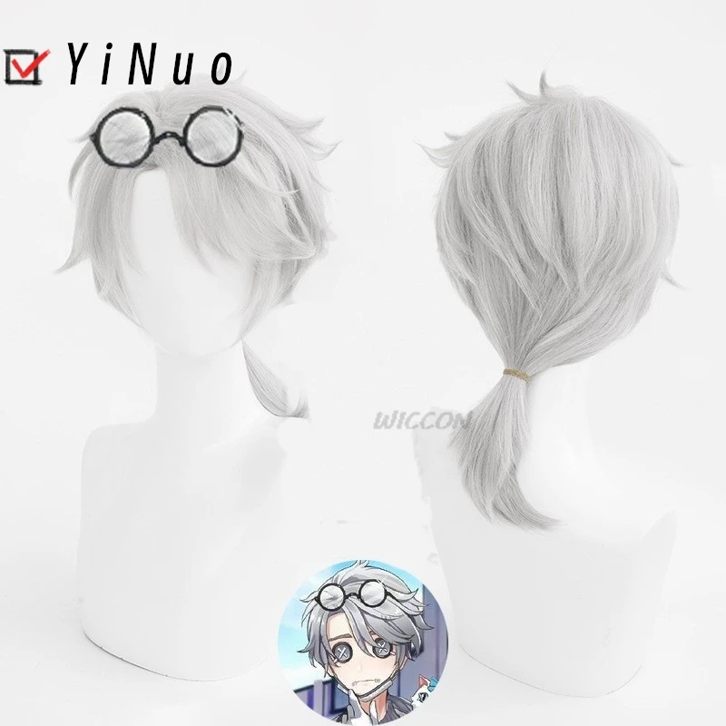 الهوية الخامس أنيمي لعبة ايسوب كارل تأثيري حلي المحنط الذكرى الخامس الحد شعر مستعار الأبيض التكلفة موحدة رجل امرأة حفلة البدلة