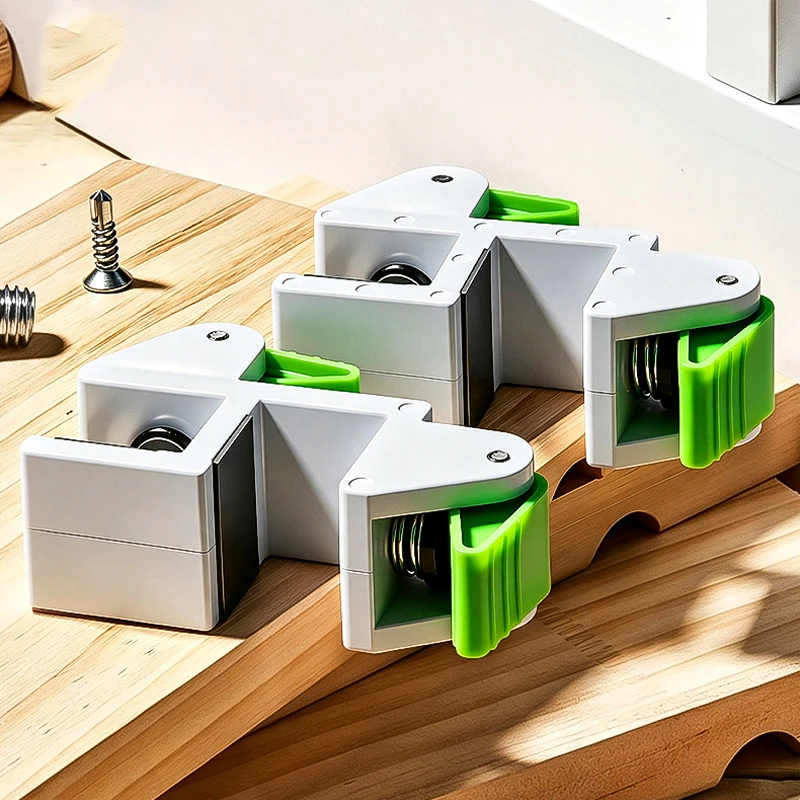 Cabinet Marking Jig for Woodworking Portable Wardrobe Installation Fixture Carpenter Closing Fixing Clip Tool for Furniture Home