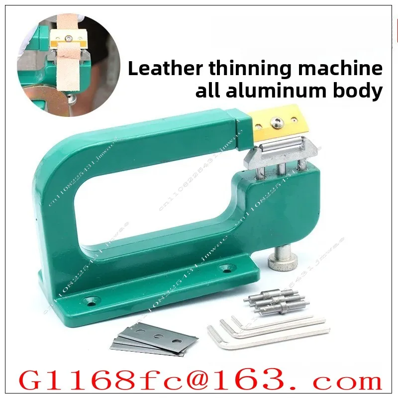 Leather Craft Slitting Machine, Manual Leather Cutting Machine, Leather Peeling Machine, Maximum Width 35mm
