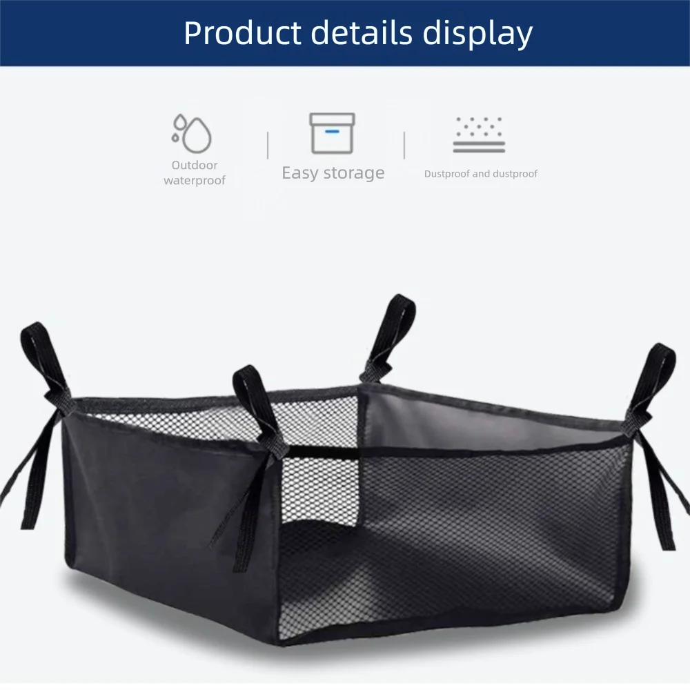 معلقة تحت كرسي متحرك حقيبة التخزين للطي المحمولة عربة سلة التخزين قاعدة تخزين شبكة تحت الجدول تخزين صافي نزهة