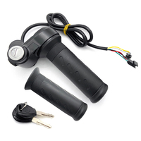 Ebike Full Twist Throttle Grip With 2 Keys Compatible With Ridstar Q20/Q20Lite/Q20Pro/H20/H26Pro/H20 Pro Electric Bike