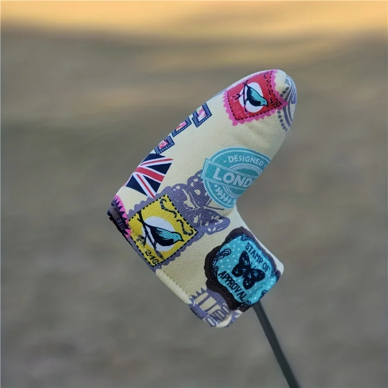 Brighten Up Your Golf Game with This Durable, Colorful Fairway Wood Head Cover Set!