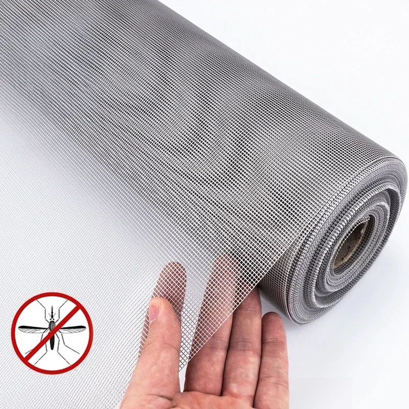 220x800 gray mesh summer invisible,Cat-proof，DIY Dense Mosquito net Window Screen, Durable,Mesh - Reusable, High-Strength Fibers