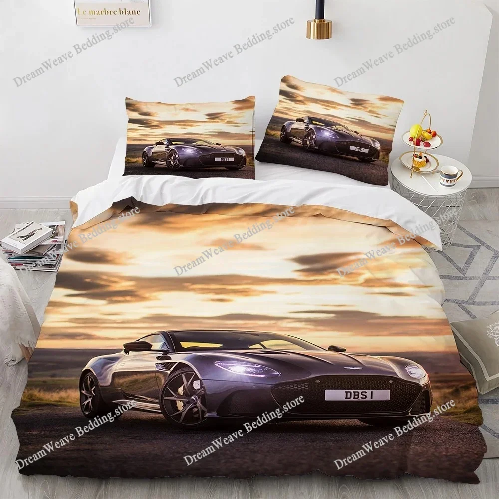 Sports Car Racing Bedding Set Single Twin Full Queen King Size SUV Truck Bed Set Aldult Kid Bedroom 3D Print Duvet Cover Sets