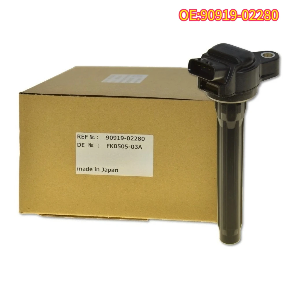 

High quality New For 90919-02280 New Original Ignition Coil For Toyota- Sienna Camry- Highlander 2017-2018
