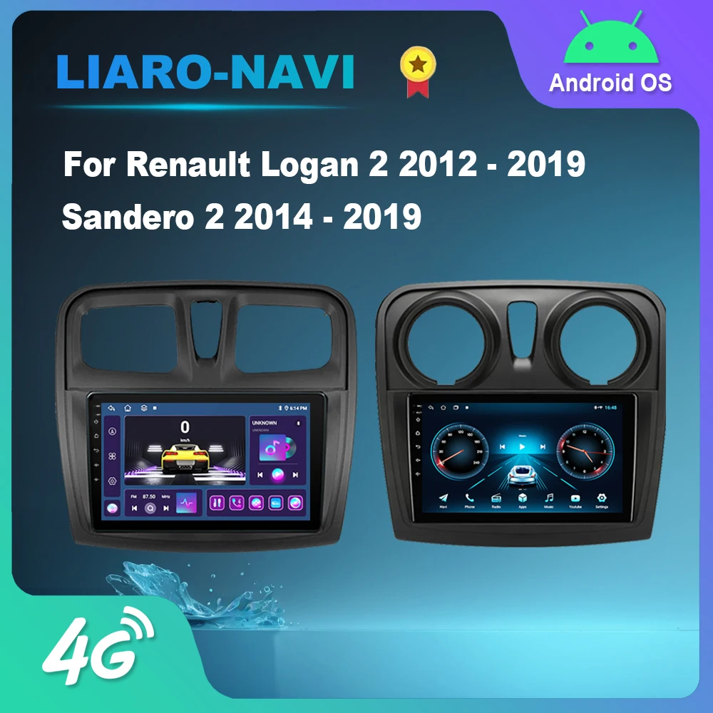 

9 '' for Renault Logan 2 2012 - 2019 Sandero 2 2014 - 2019 Android Auto Car Car Radio Video Player DSP Stereo 4G WiFi GPS Navi