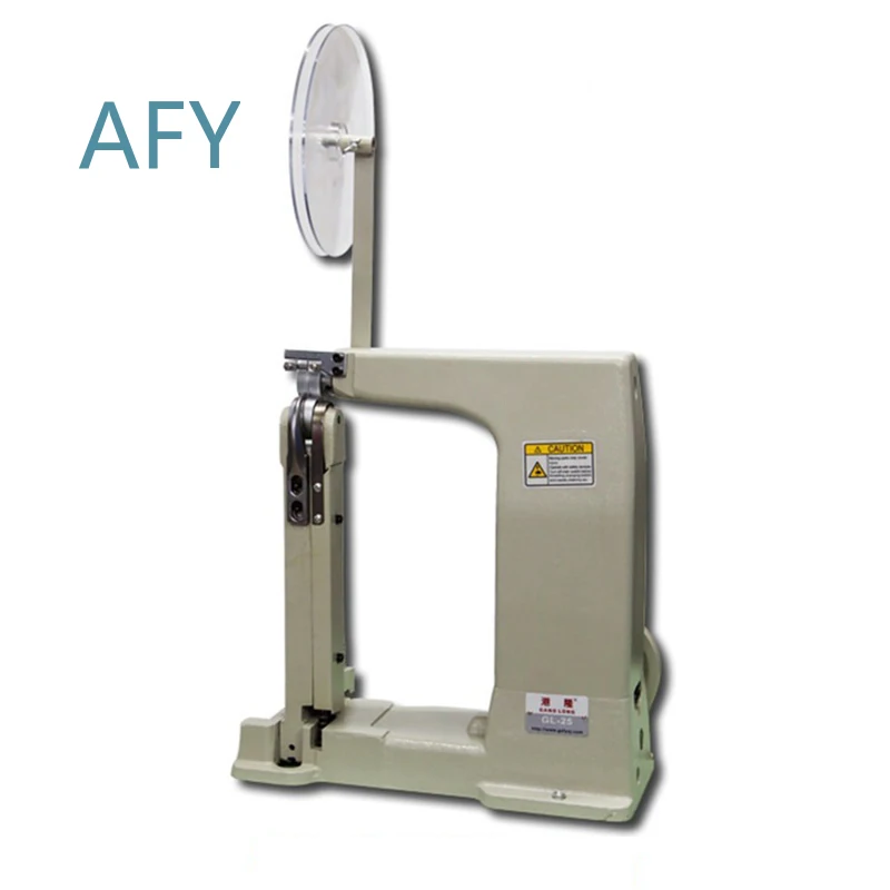 Automatic Shoe Upper Seaming Machine for Heel Layering and Bone Opening with Pressing Cloth Strip Mechanism for Footwear