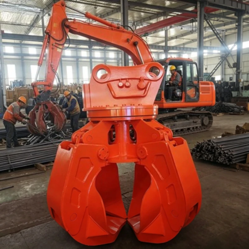 Heavy Load Orange Peel Grab Large Working Range Wide Application Handling Device