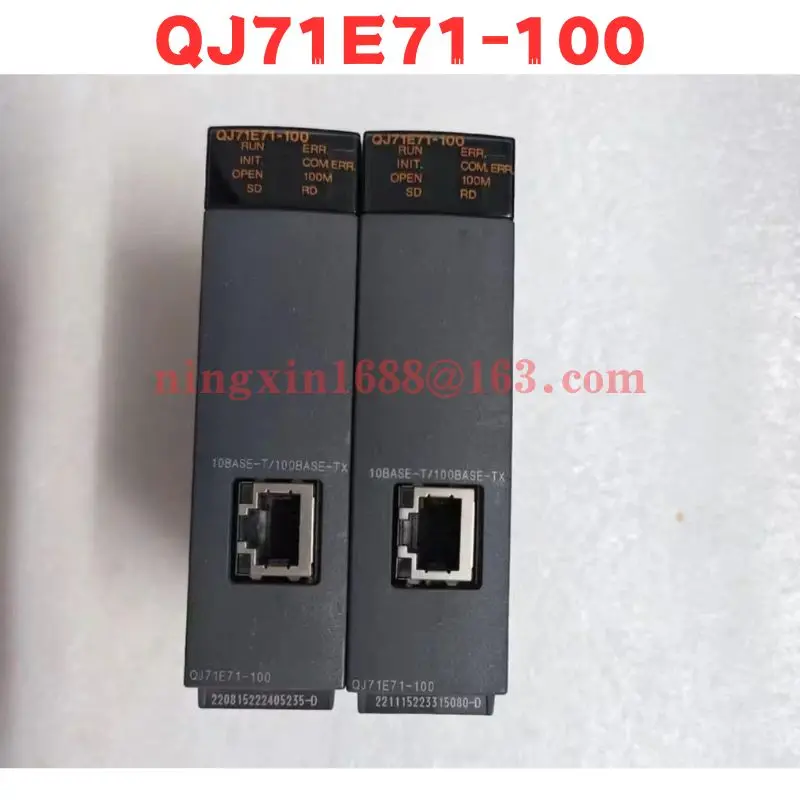 

Used Serial Number 22 PLC Communication Module QJ71E71-100 QJ71E71 100 Normal Function Tested OK