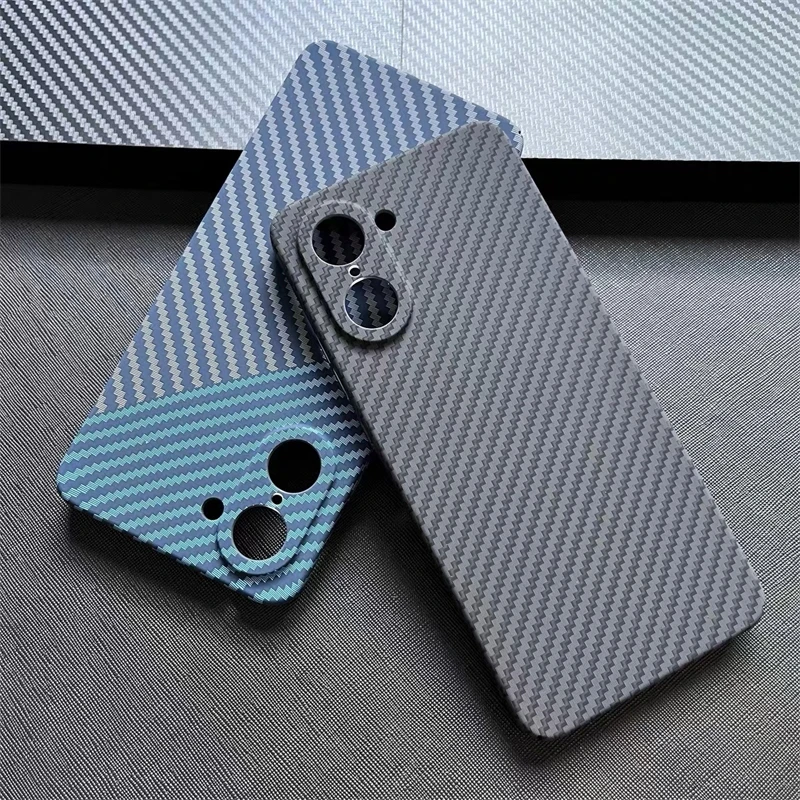 Slim Case For Samsung Galaxy Note20 Pro Plus Matte Hard Carbon Fiber Texture Pattern Cover For Galaxy S20 S21 S22 S23 S24 Bumper