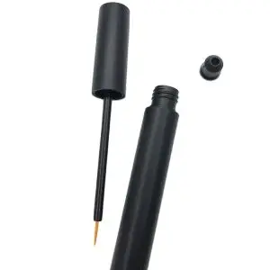 4 ml leere schwarze Mascara-Röhre DIY Wimperncreme-Fläschchen modisch mit silbernem schwarzem Deckel nachfüllbarer Behälter – Detail 7