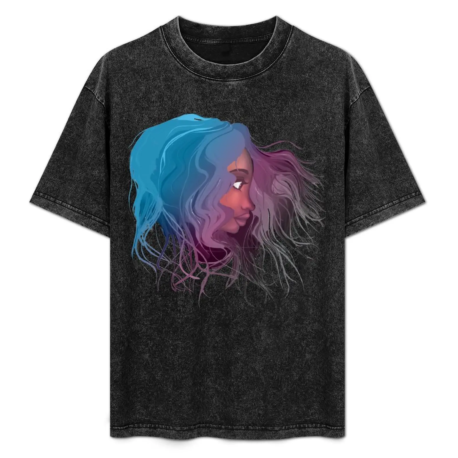 

Girl with Transgender Flag color hair T-Shirt Sweat Resistant Workout Tee Shirt