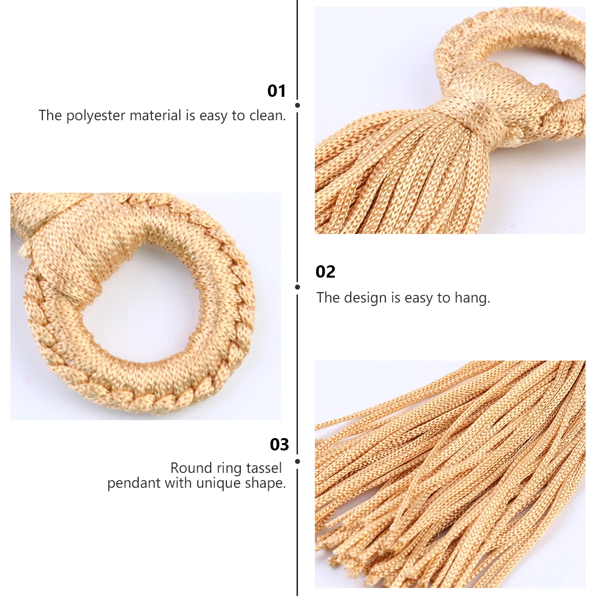

12 Pcs Tassel Pendant Mobile Phone Shell Jewelry Making Pendants Fringe Charm DIY Accessories Cell