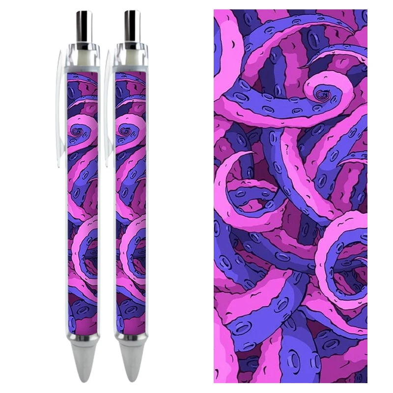 2/4PCS Octopus Tentacle Art Illustration Gel Pens HD Pattern Customizable Large Capacity Caneta Kids Stationery School Supplies