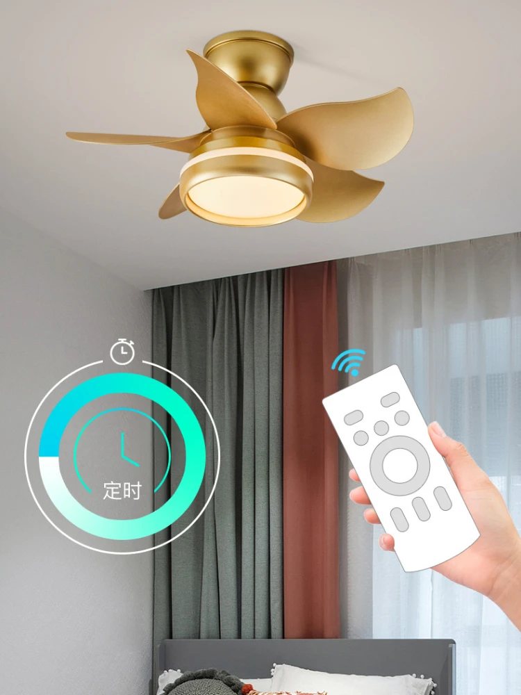 Ceiling Fans with Lights Low Profile Ceiling Fan with Light and Remote Control, Dimmable Noiseless White Ceiling Fan for Bedroom