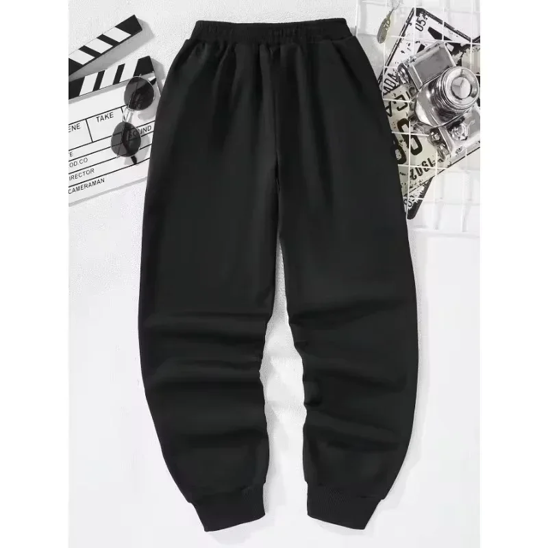 2025 Men's trendy sweatPants Autumn/Winter New  Jogging Trousers Fitness Loose Fit Clothing Solid Color warm Streetwear Pants