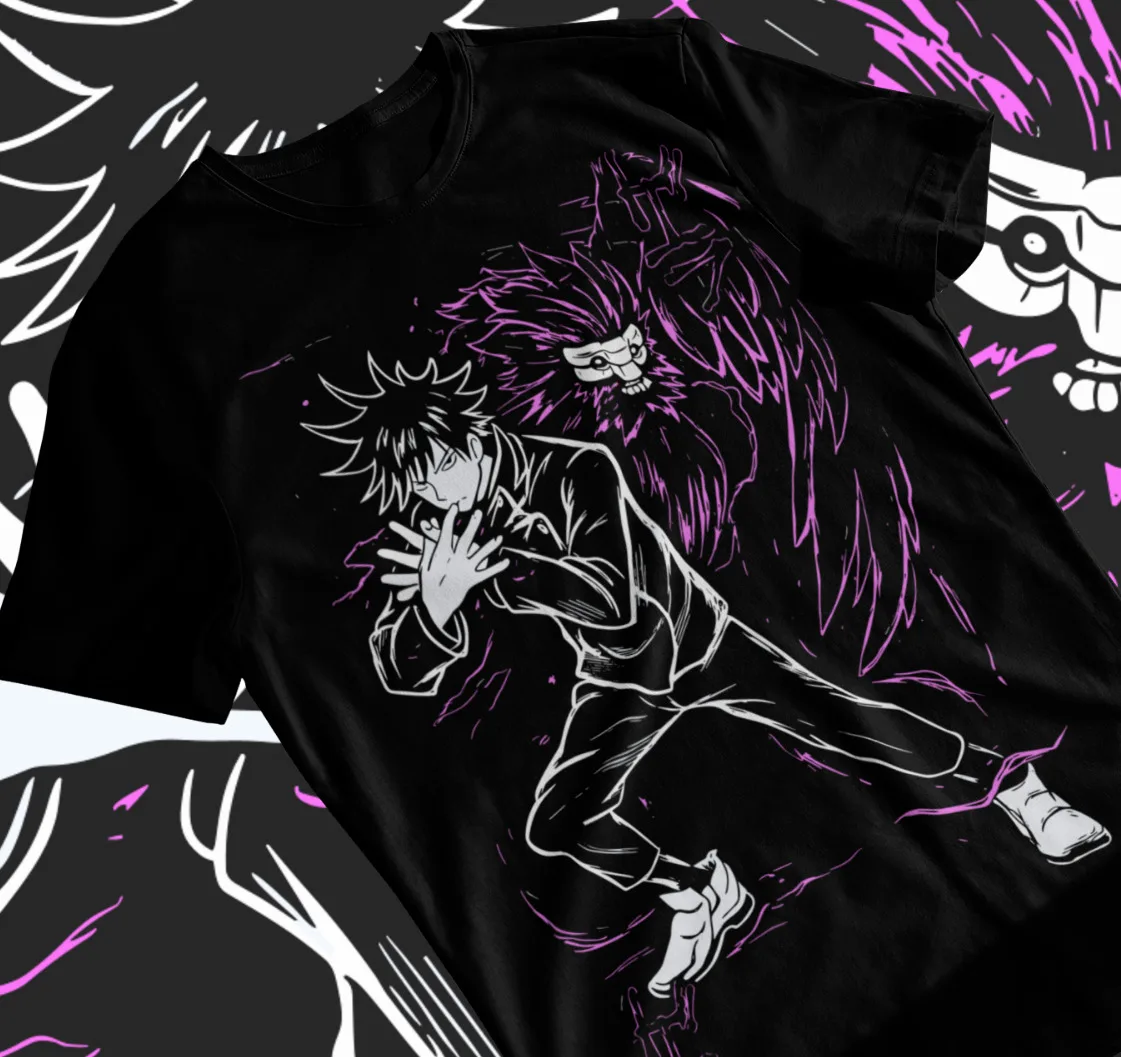 

Megumi Fushiguro T-Shirt Jujutsu Kaisen Gojo Satoru Shinigami Shirt Soft Tee