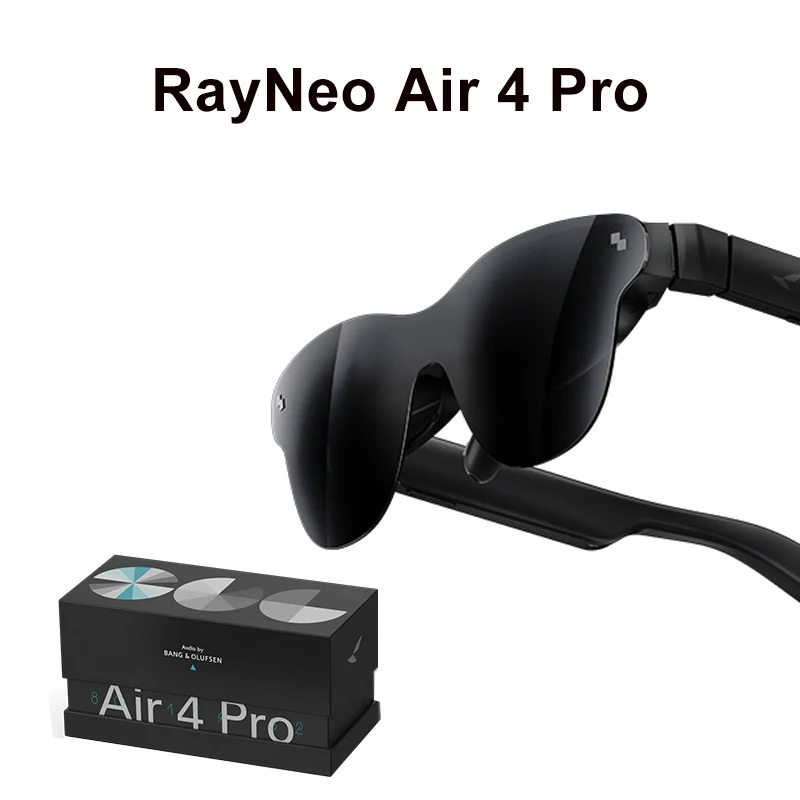 TCL RayNeo Air 4 Pro AR Glasses 135 inch Screen 3D HD Private Cinema Pocket TV for Phone Computer Game Machine