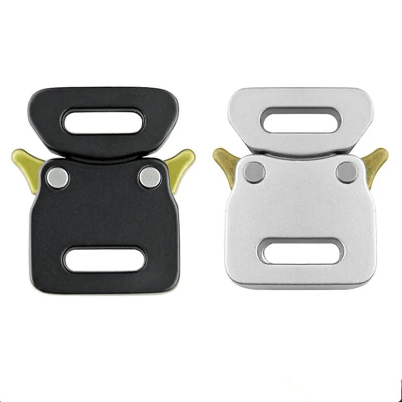 13/20/25mm Metal Automatic Release Buckles Belt Adjustment Buckle DIY Bag  Outdoor Luggage Clothes Snap Hook Clip