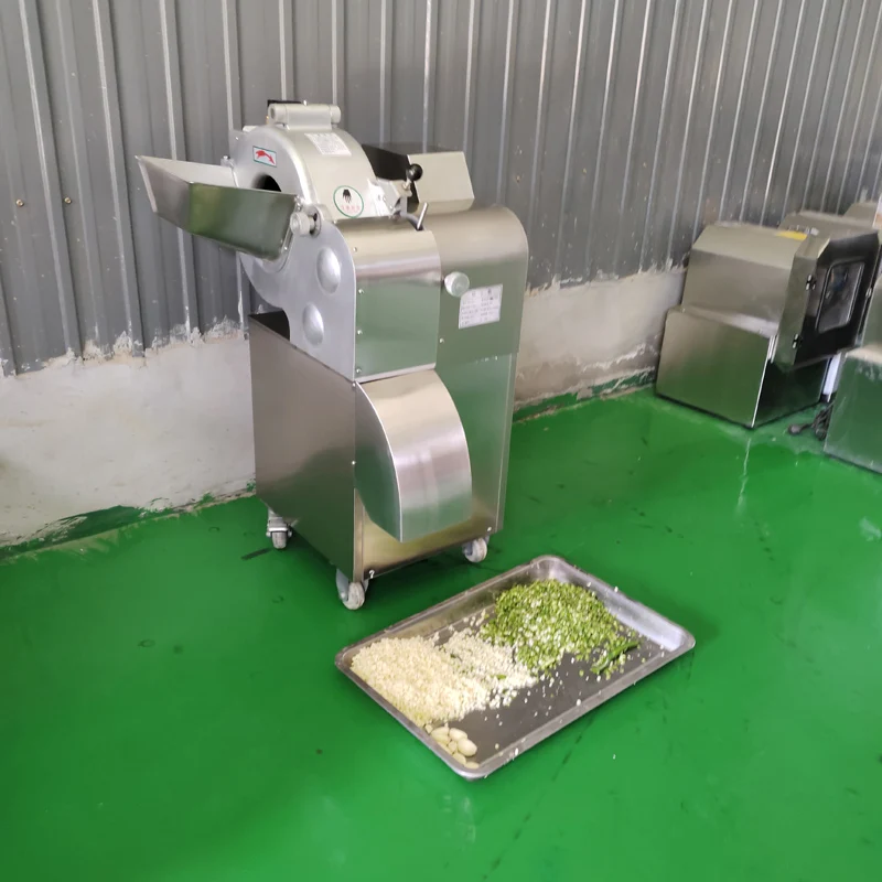 Commercial Vegetable Slicer Cucumber Shredding Dicing Machine Fruit Pineapple Strawberry Mango Dicing Machine