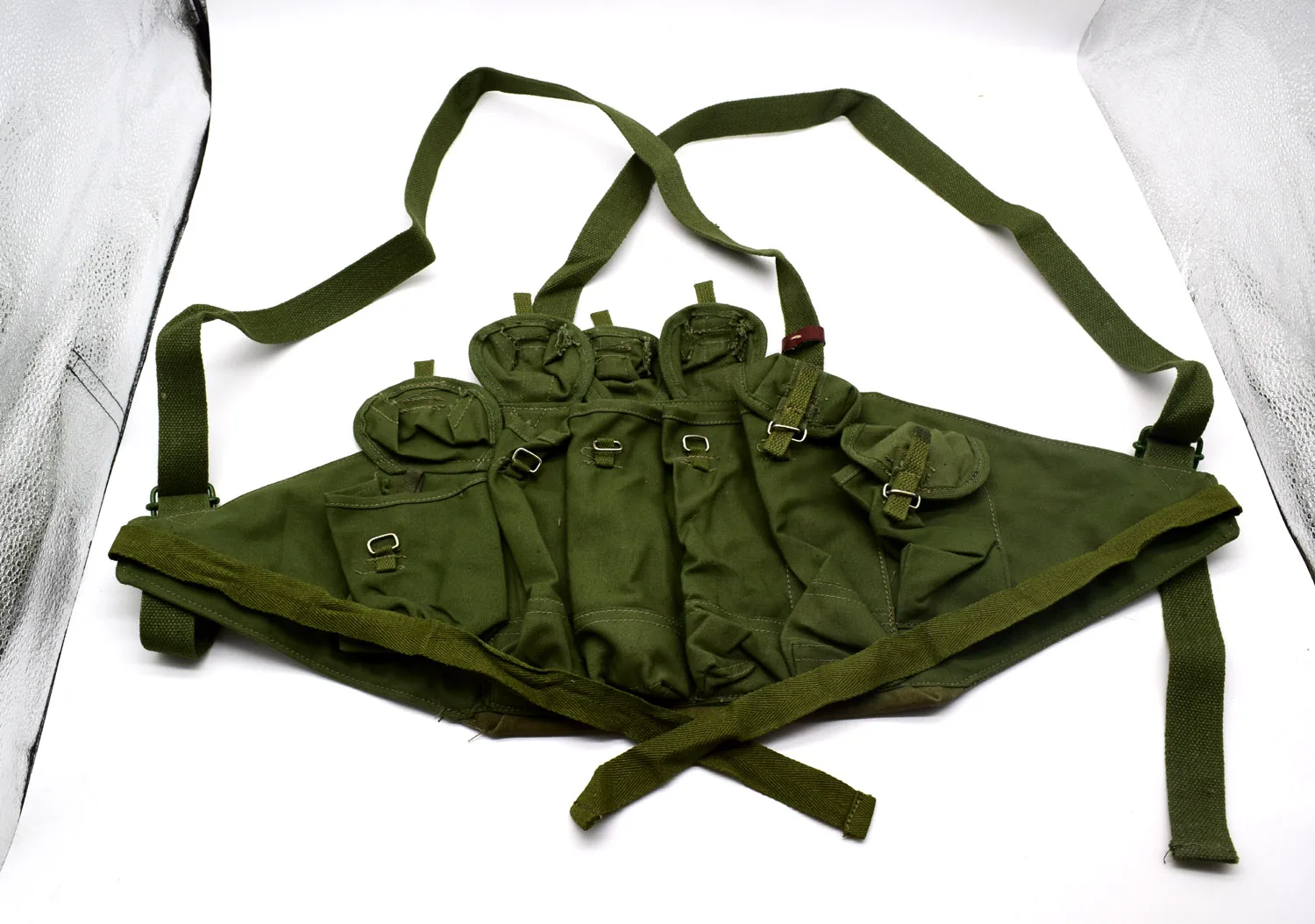 

Original Surplus Type 85 SMG Chest Rig 7.62*25mm Pouch