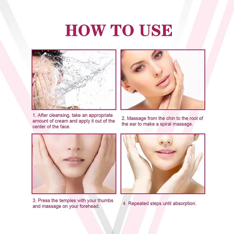 Lifting And tightening Suitable for face and neck  V Cream solves double chin problem