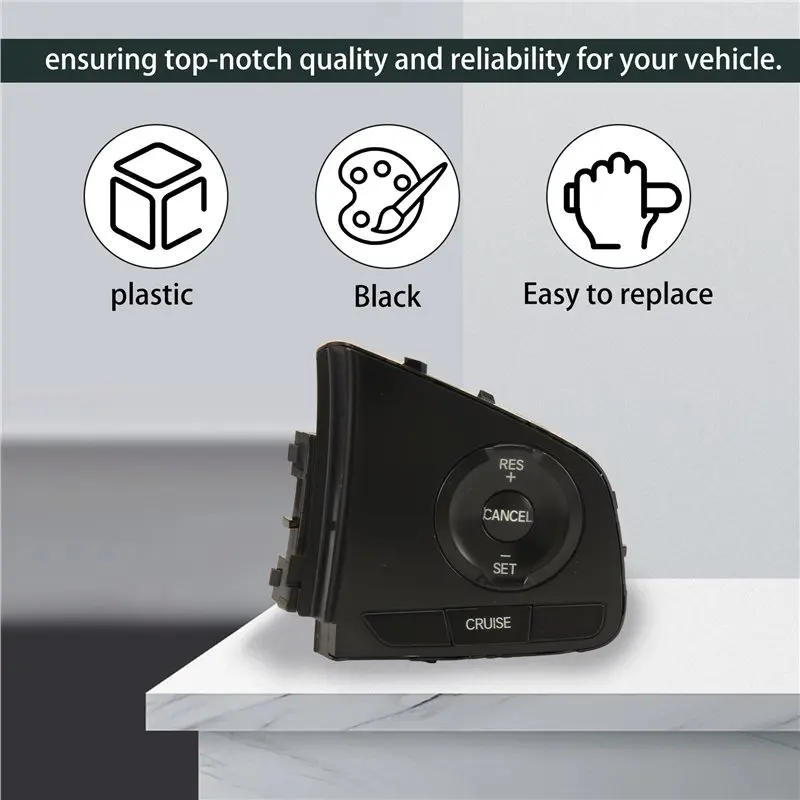 لهوندا سيفيك عجلة القيادة مثبت السرعة زر التبديل 36770-TBA-X610-M1 36770TBAX610M1 36770-TBA-X610 جزء السيارة #3