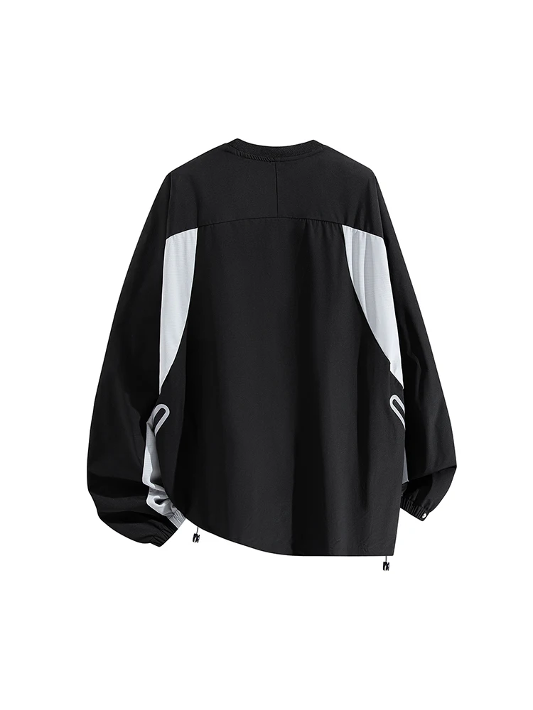 

Мужская спортивная футболка с длинным рукавом, легкая, дышащая, быстросохнущая, из полиэфирного волокна, с круглым вырезом, для активного отдыха, весна-осень