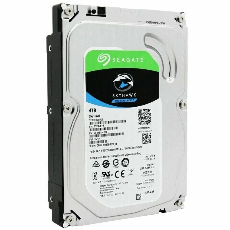 Imagem -03 - Disco Rígido Seagate Skyhawk Vigilância Hdd St4000vx013 4tb 7.2k Sata Gbps 256mb 35