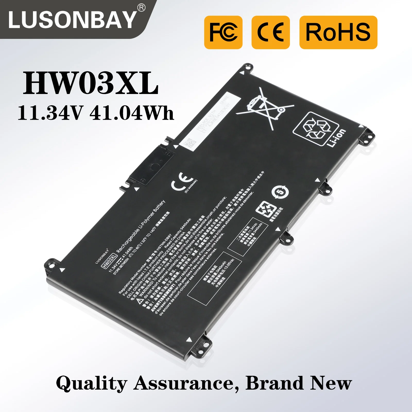

HW03XL 41.04WH Battery For HP Pavilion 15-EG 15-EH Series 15-EG0XXX 15-EH0XXX 15-eg1025cl HSTNN-LB8U L97300-005 HSTNN-IB90