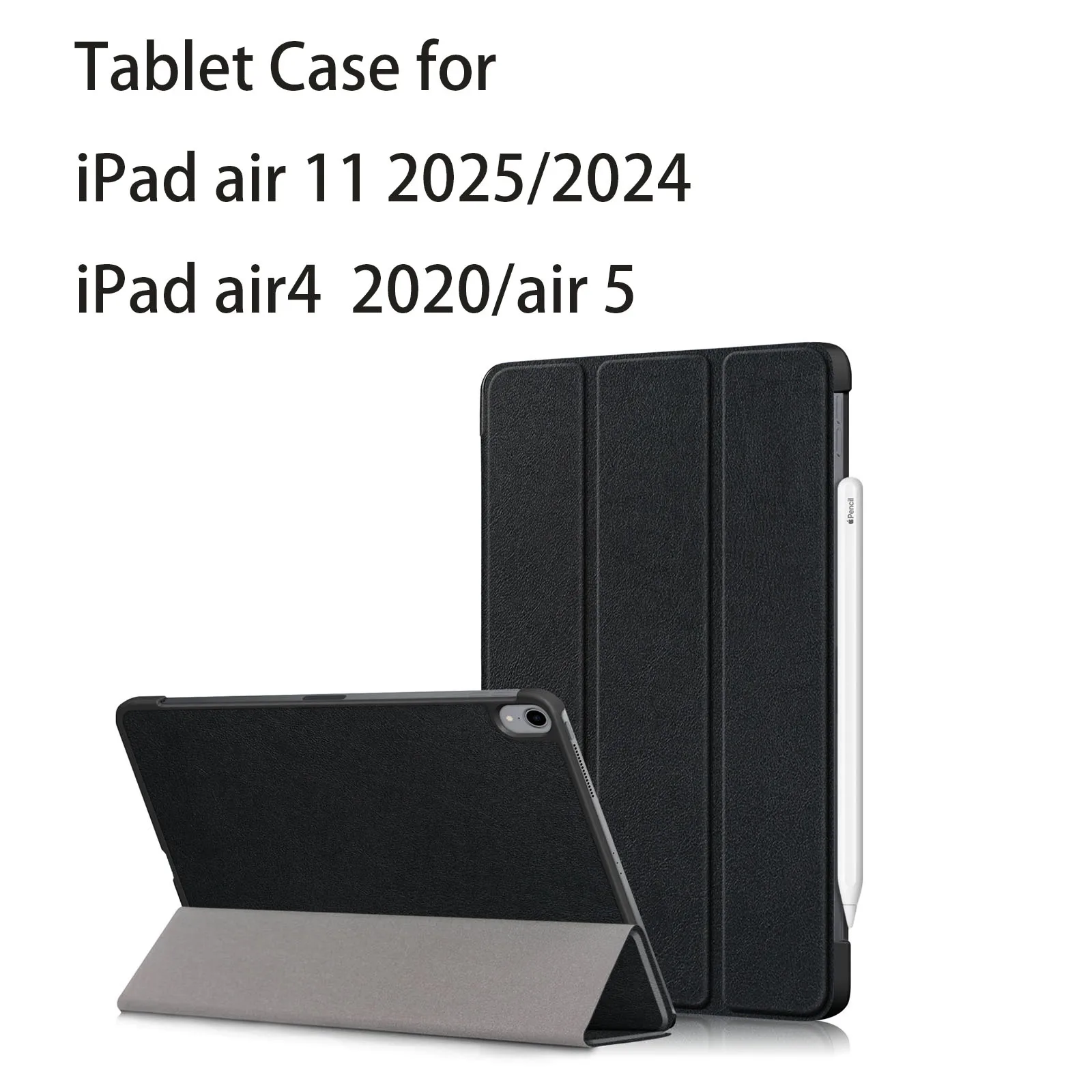 

Tablet Case for iPadair112025/24iPad air4/5 Protective Cover Smart Wake up function (PU Leather Material,ultra Slim,Shockproof)