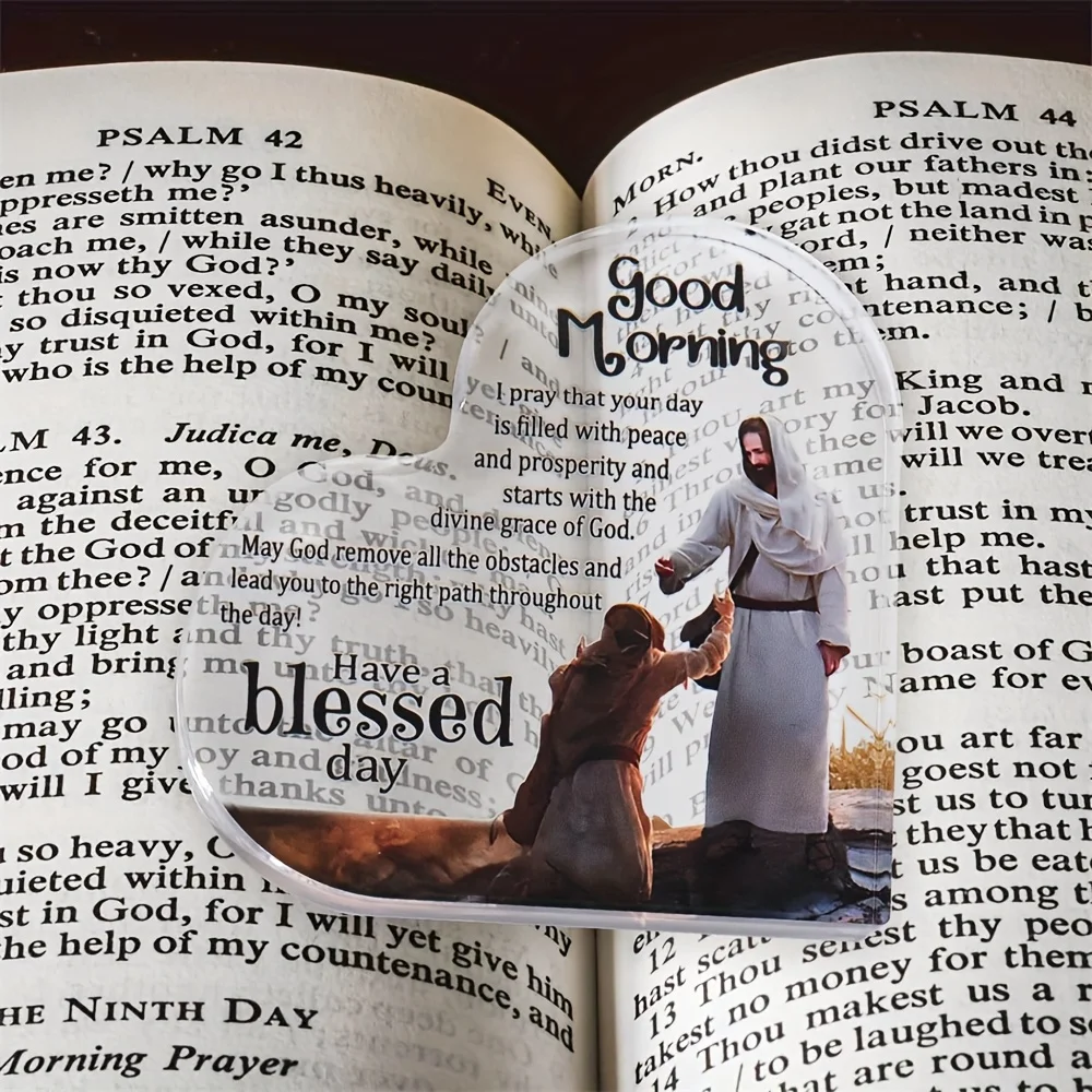 CIFBUY Acrylic Plaque Bible Verse Scripture Desktop Decor Inspirational Religious Home Office Ornament Gift For Women