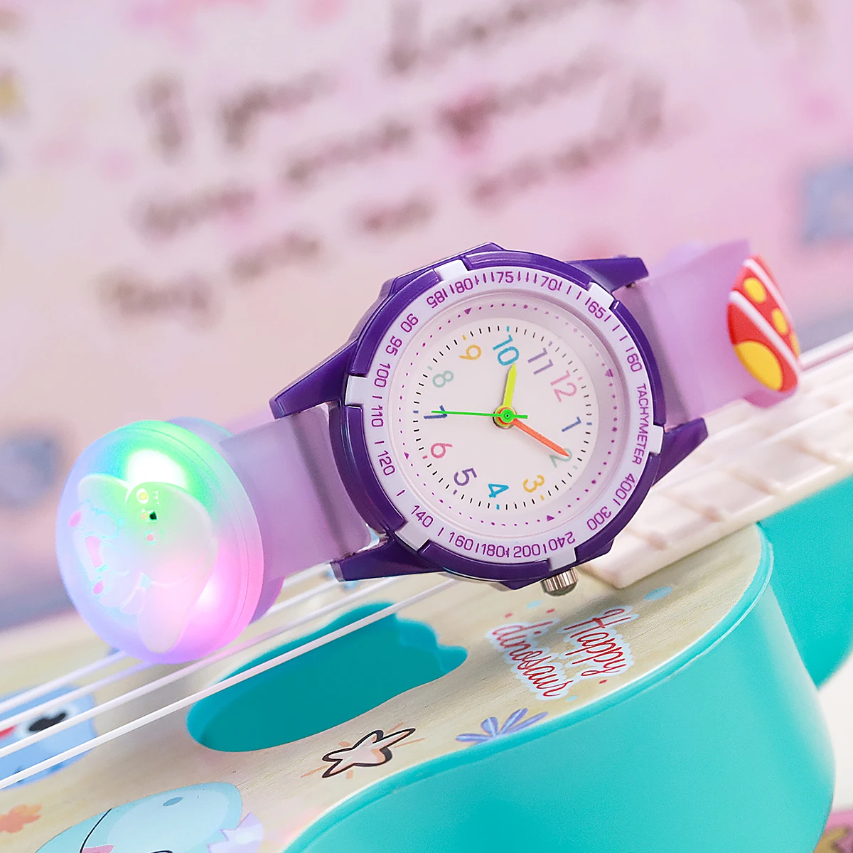 ساعة كوارتز بحزام من السيليكون على شكل بيضة أرنب إبداعية لطيفة لهدايا عيد الميلاد والهالوين