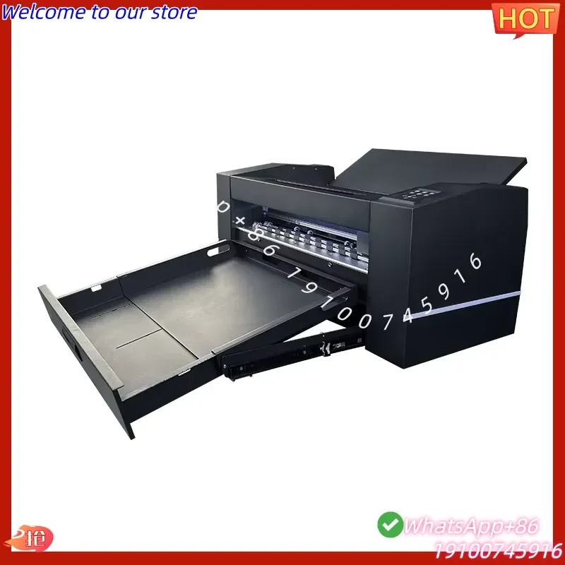 2026 DM380D Automatic Continuous Feed Die Cutter Servo Drive Tracking Positioning Label Printing Packaging Design Die Cutting