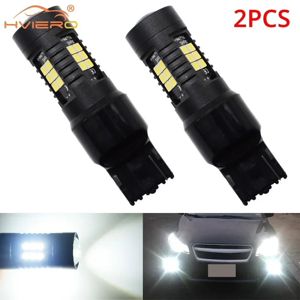 

2pcs Car LED License Plate Additional Brake Light 3030 Packing Trunk Lamp Auto Stroke Lantern Bulb Clearance 1156 1157 7443 3157