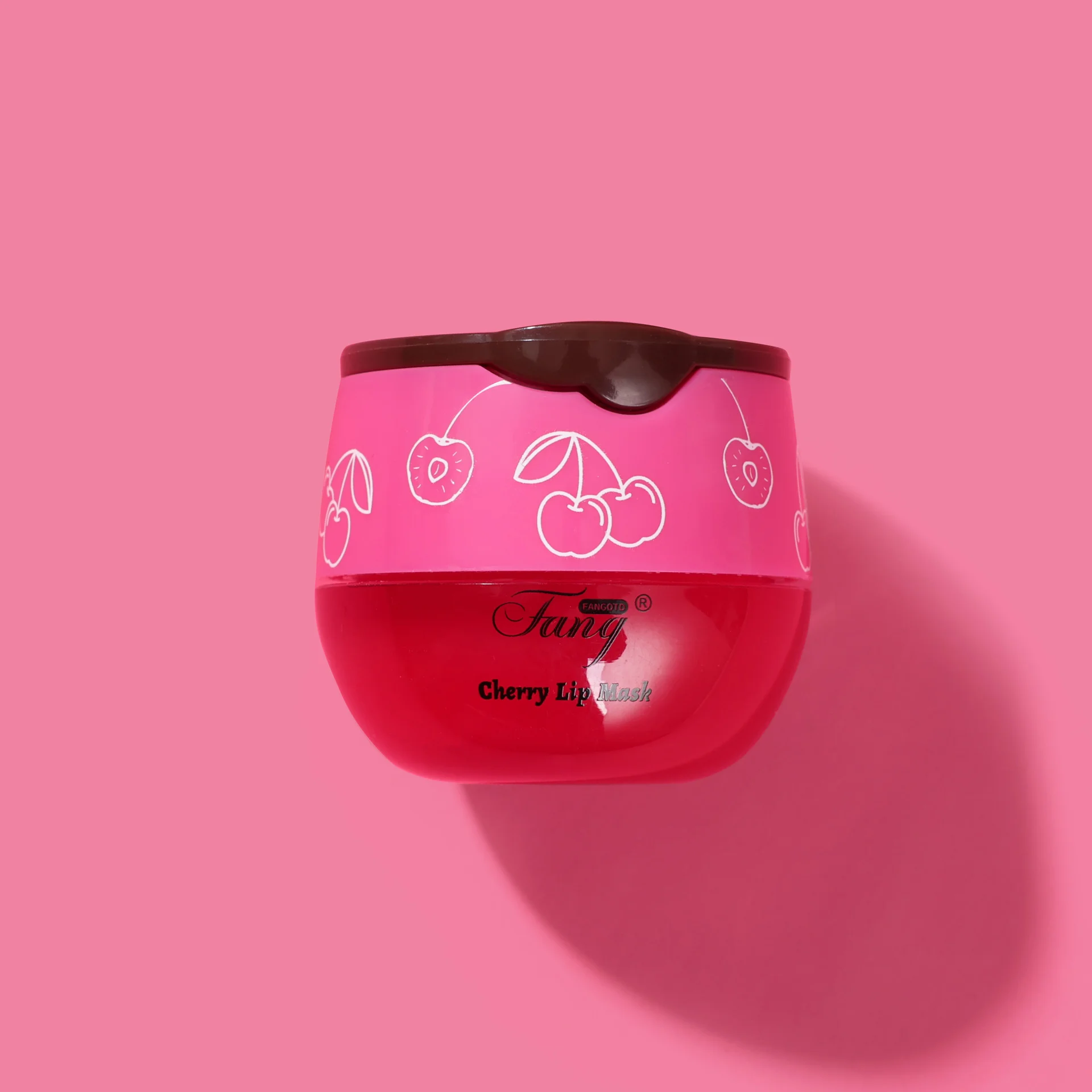 

2pcs Mother's Day Cherry Moisturizing Lip Balm - With Applicator Stick, Moisturizes Dry Lips, Anti-Drying Fruit Lip Balm
