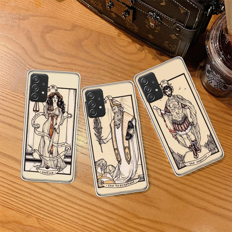 Tarot Cards for Halsey HFK Phone Case For Galaxy Note 20 Ultra 10 Lite 9 8 Samsung A15 A25 A35 A55 A05S M12 M21 M30S M31 M32 M51