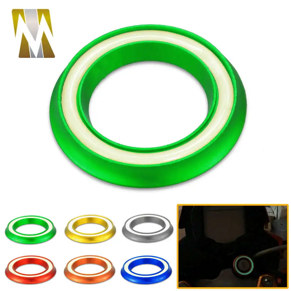 For Kawasaki Ninja 250 300 400 Z250 Z400 2013 2014 2015 2016 2017 2018 2019 Motorcycle Ignition Switch Key Hole Cover Ring Cap