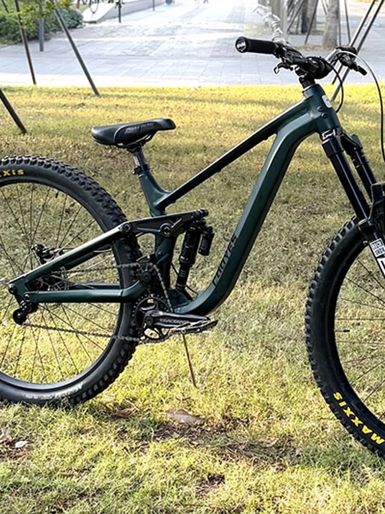 AliExpress NONE Full Suspension Aluminum Bike Frame, Soft Tail, 210mm Travel,29/27.5 er, DH, Enduro, MTB Frameset ,Boost 12X148mm,  DPD to EU UK