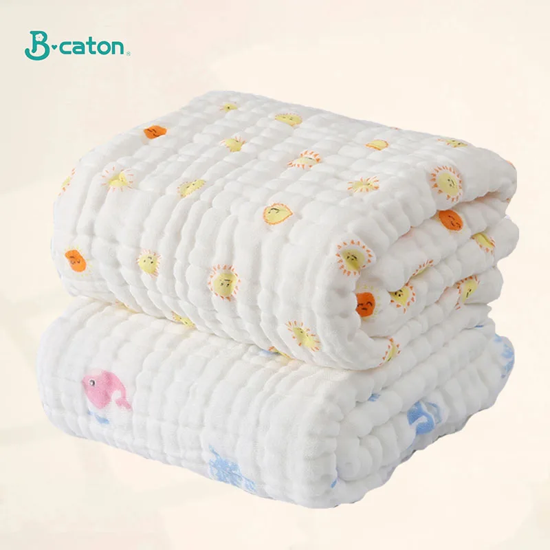 Bath Towel/Infant Swaddle 6 Layers Gauze Washcloth 2