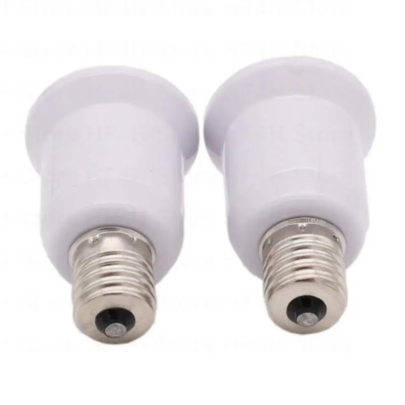 2pcs/5pcs E17 to E27 lamp bulb Base Socket power Adapter E17/E27 Lamp Holder Converter LED Light Bulbs Extend Extension Plug B4