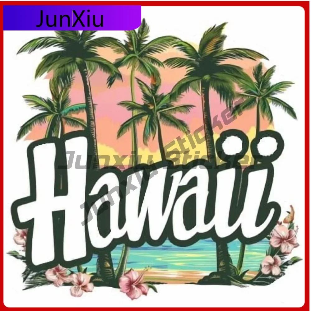 

Stunning Hawaiian Palm Tree Cool Car Laptop Window Bumper Waterproof Vinyl Decal Gift Cute Funny Vintage Aesthetic Vintage