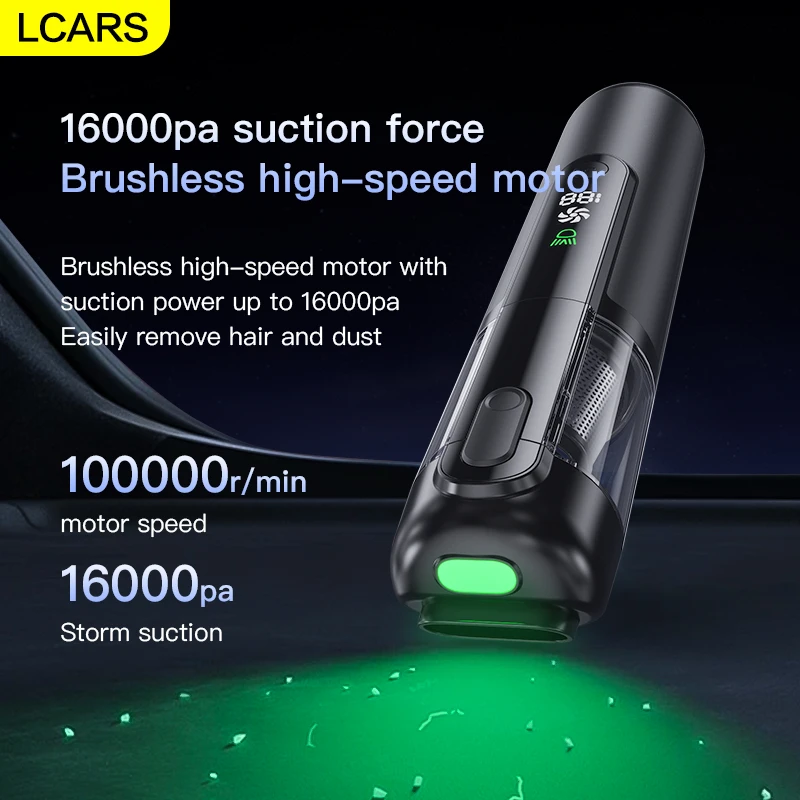 

Lcars-New Car Vacuum Cleaner, Hand-Held Blowing, Suction and Rechargeable Four-In-One Brushless Wireless Vacuum Cleaner, Car Home Can Be Used for Vacuuming, Blowing Dust, Vacuuming, Air Cushion, Swimming Ring and Other Daily Necessities Inflatable
