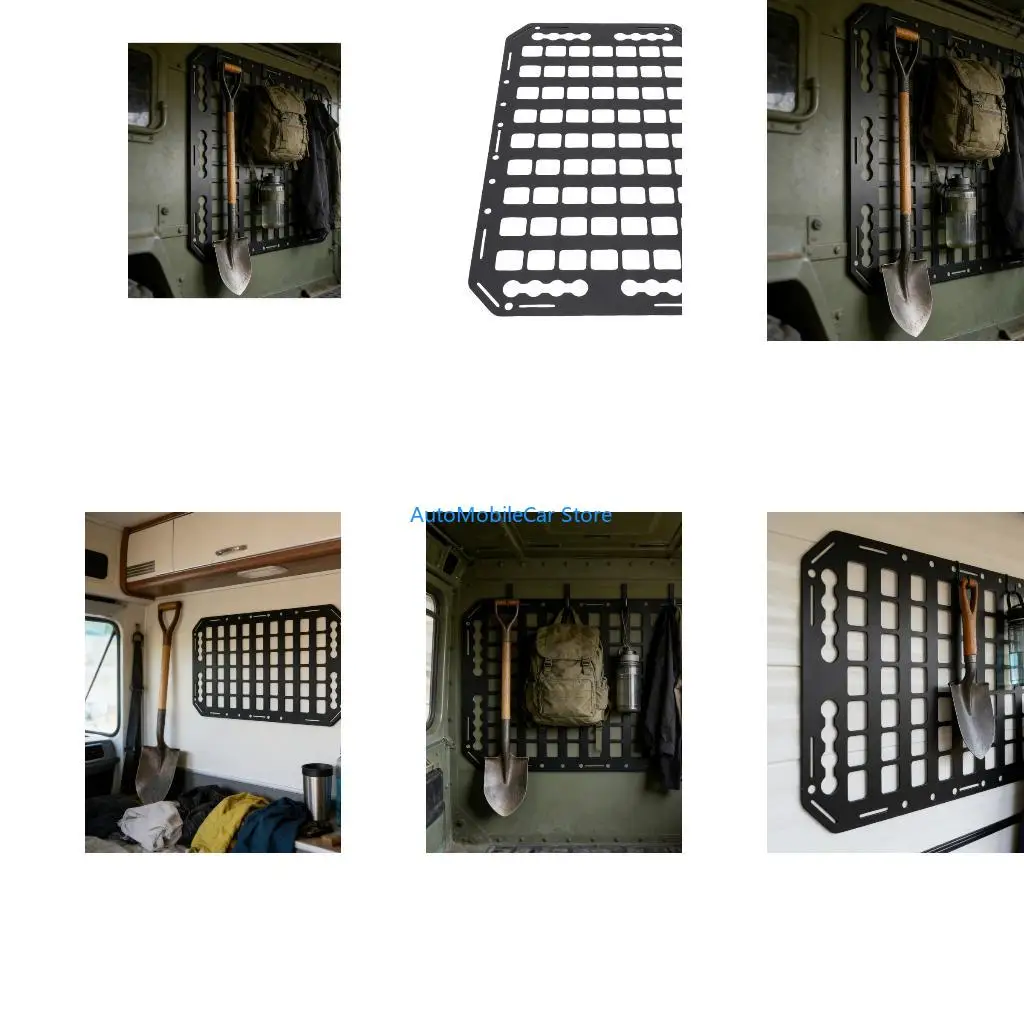 G8TE  Duty Metal Construction L Track Compatible Storage Panel Organizers for Efficient Truck Bed Organization