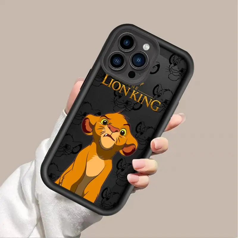 phone case for Apple iPhone 12 14 Pro cases 11Pro Max 11 16 Plus 13Pro max 15plus 11pro funda Cover The King Lion Simba Animaton